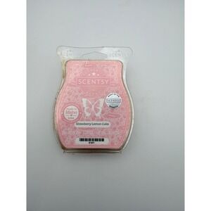 Scentsy Strawberry Lemon Cake Bar Wax Melt Authentic‎ Home Fragrance